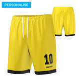 STRIDE SHORTS 8 - YELLOW